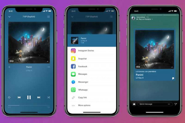 Pandora now lets you share music and podcasts to your Instagram Stories